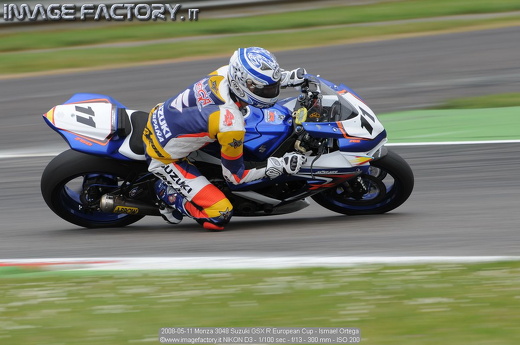 2008-05-11 Monza 3048 Suzuki GSX R European Cup - Ismael Ortega